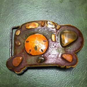 Vintage Rustic Handmade Belt Buckle, Boho Style, Vintage Beach Vibes Buckle, Uni